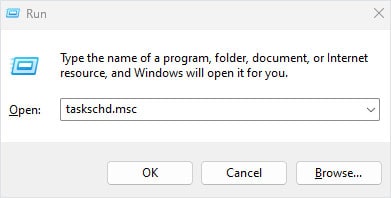 open task scheduler powershell keeps popping up