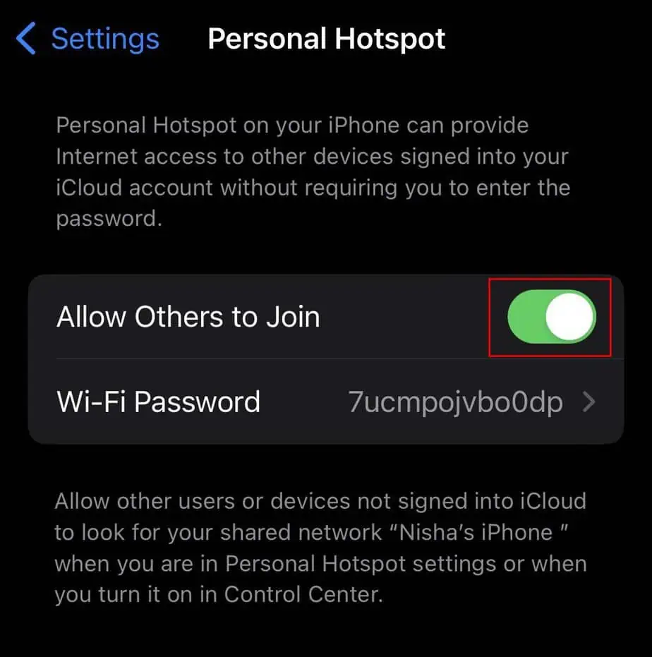 How to Use Hotspot on Laptop 14 personal-hotspot-allow-others-to-join