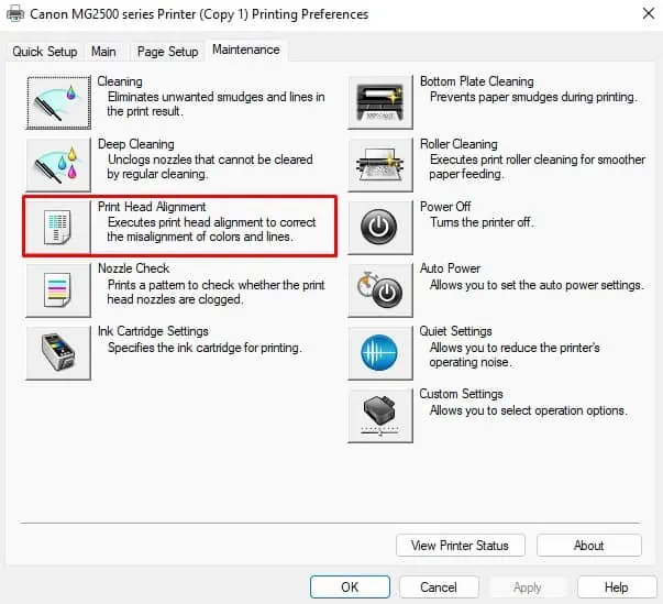 How to Fix Printer Alignment (All Brands) 18 print-head-alignment-canon