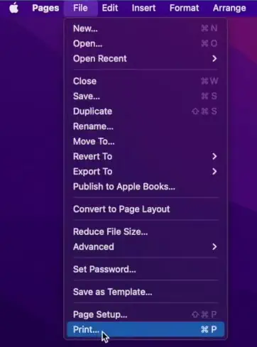 print-option-in-mac