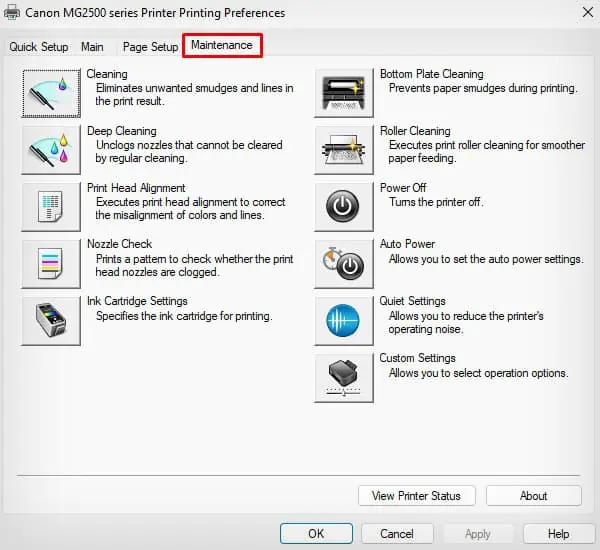 How to Clean a Printer (Complete Guide) 32 printhead-cleaning-in-canon-printers