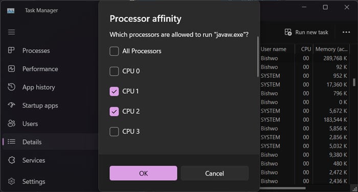 processor-affinity-select-only-some