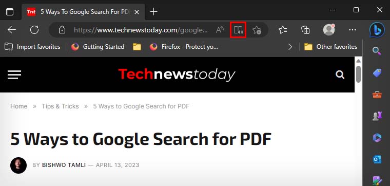 reader mode in microsoft edge