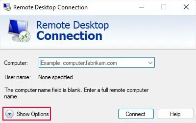 How to Use Remote Desktop Connection (Step-by-Step Guide) 15 remote-desktop-connection-show-options