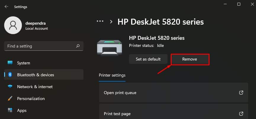 remove unnecessary printers