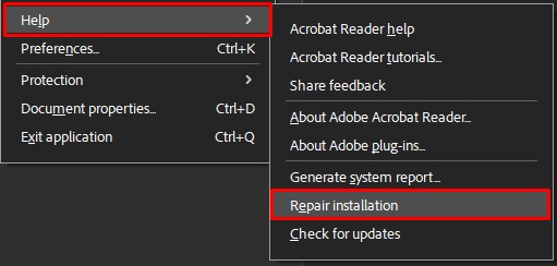 repair installation