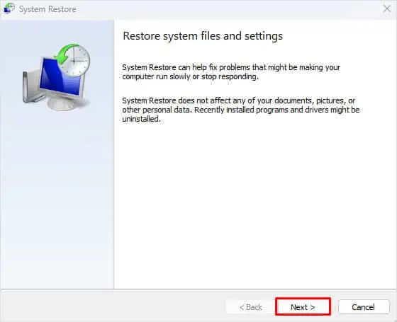 Windows 11 Search Bar Not Working? Here’re 10 Ways to Fix It 29 restore-system-menu