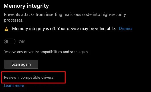 review-incompatible-driver-memory-integrity-is-off