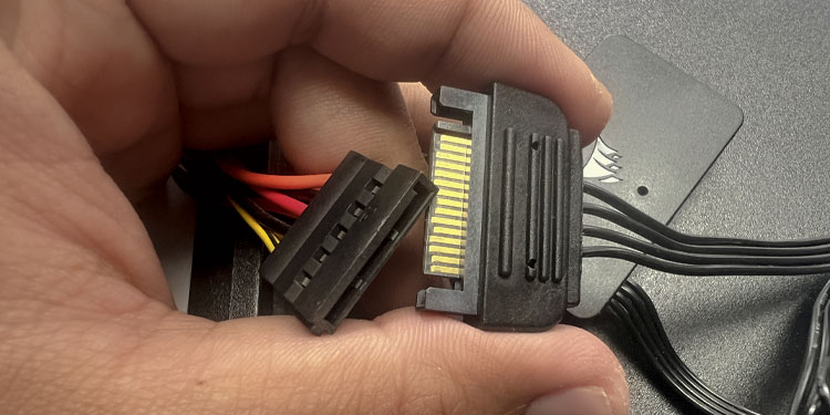 sata power connection rgb