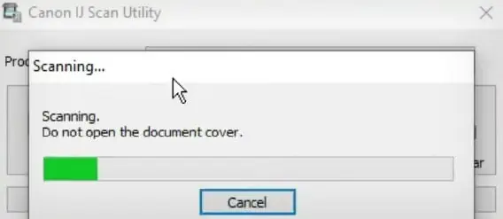 How to Scan From Canon Printer to Computer 16 scan-ongoing-on-canon-printer