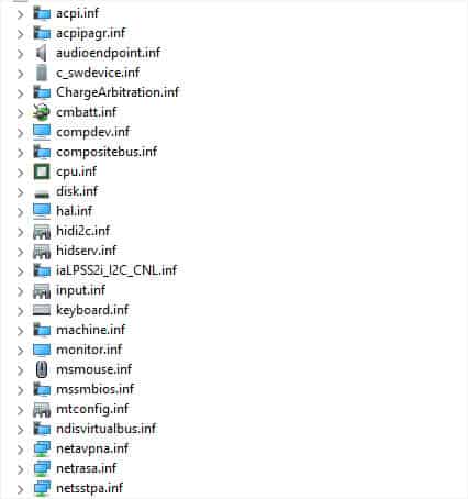 search for incompatible driver