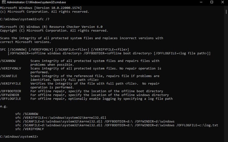 How to Use SFC /Scannow Command 1 sfc-commands