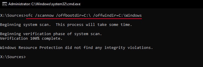 sfc-scannow-offbootdir-offwindir