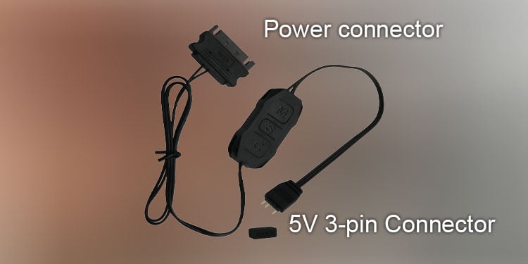single 5V 3pin power connector