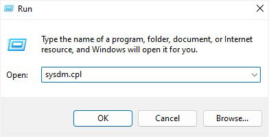 sysdm cpl