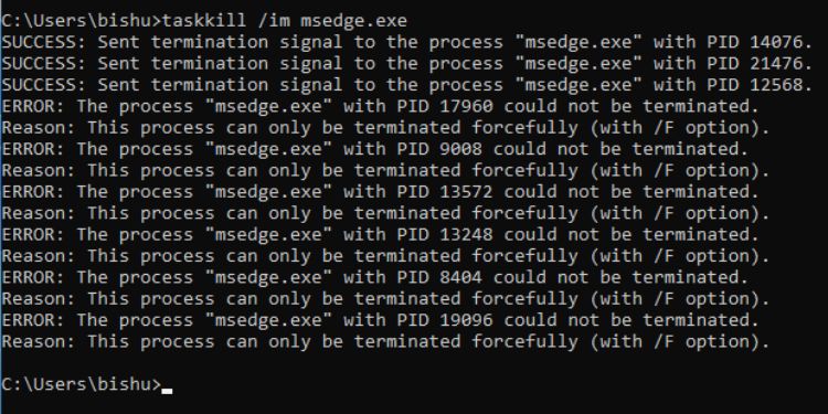 50 Most Used Commands on Command Prompt (With Examples) 51 taskkill