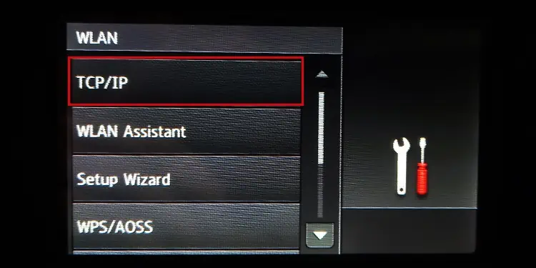 tcp-ip-option-in-brother-printer