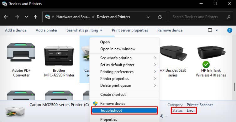 troubleshoot-printer-in-error