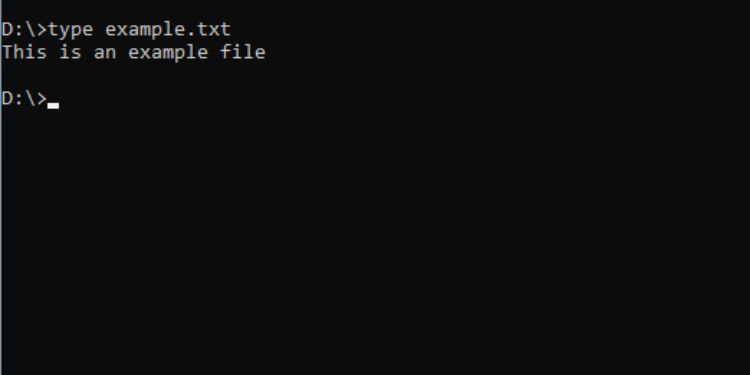 50 Most Used Commands on Command Prompt (With Examples) 28 type