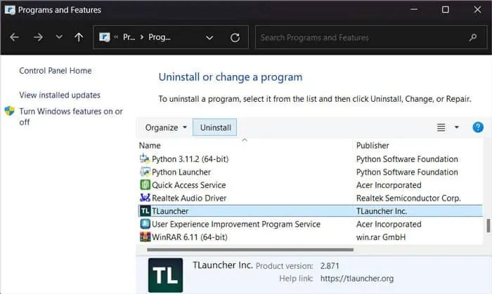 uninstall-app-tlauncher-openjdk-platform-binary