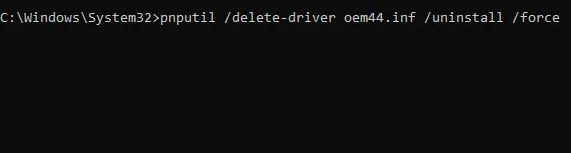 uninstall-third-party-driver
