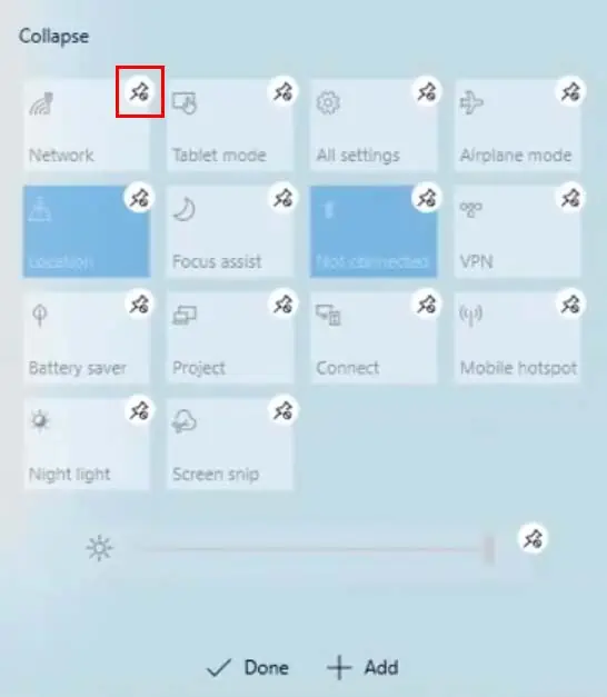 unpin-quick-actions-in-windows-10-1