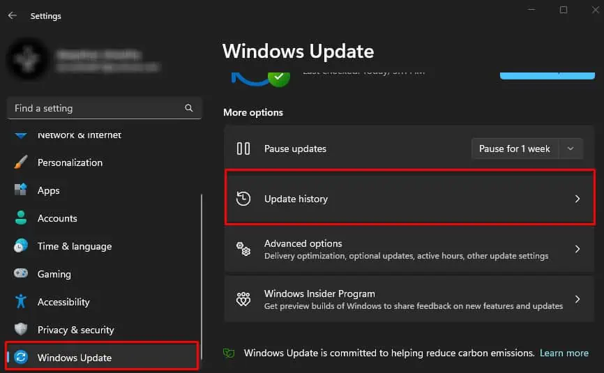 Windows 11 Search Bar Not Working? Here’re 10 Ways to Fix It 26 update-history-windows-search-not-wotrking