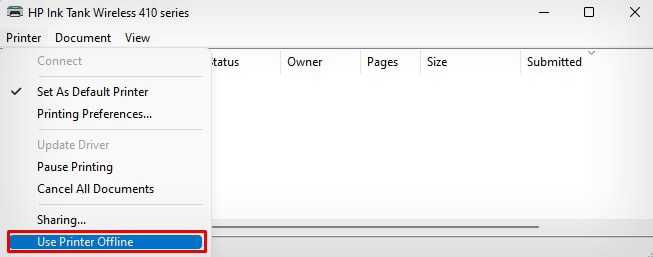 use-printer-offline-in-hp-printer