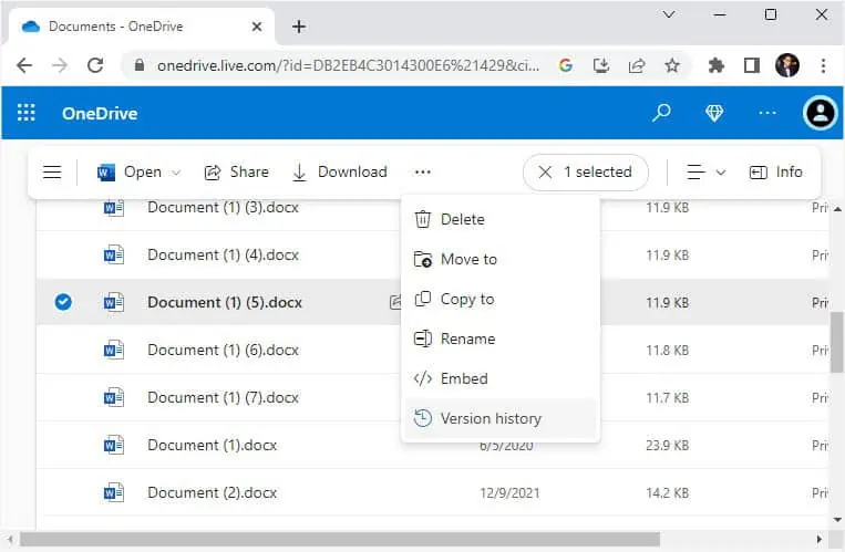 How to Recover Deleted Files in Windows? 9 Proven Ways 31 version-history-in-onedrive