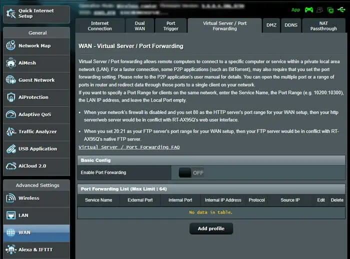 wan-virtual-server-port-forwarding