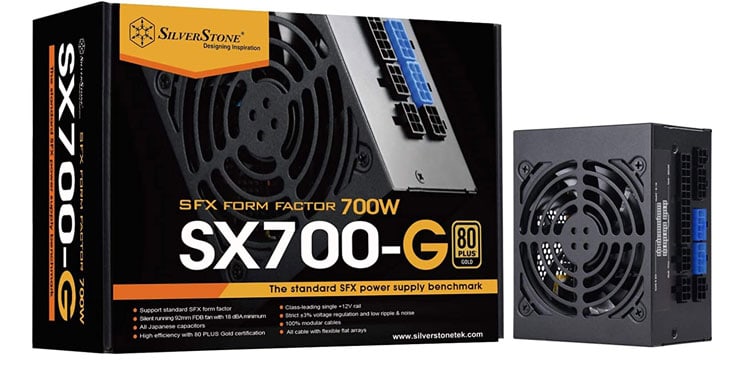 10 Best 700W PSUs for Gaming in 2023 8 SilverStone-Technology-SX700-G—Best-700W-SFX-PSU-for-SFF-Builds