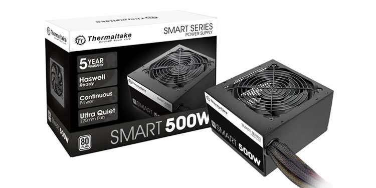 9 Best 500W PSUs for Gaming in 2023 3 Thermaltake-Smart-500W-80+-White—Best-Budget-500W-Power-Supply