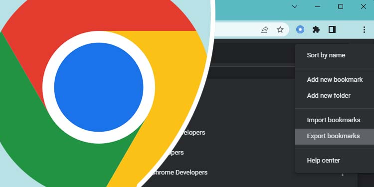 export chrome bookmarks