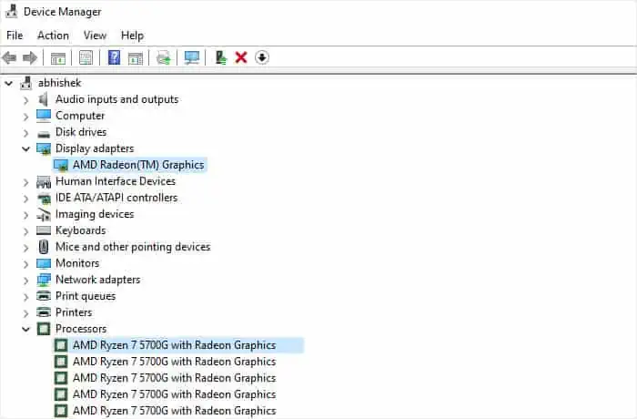 check-display-adapter-name
