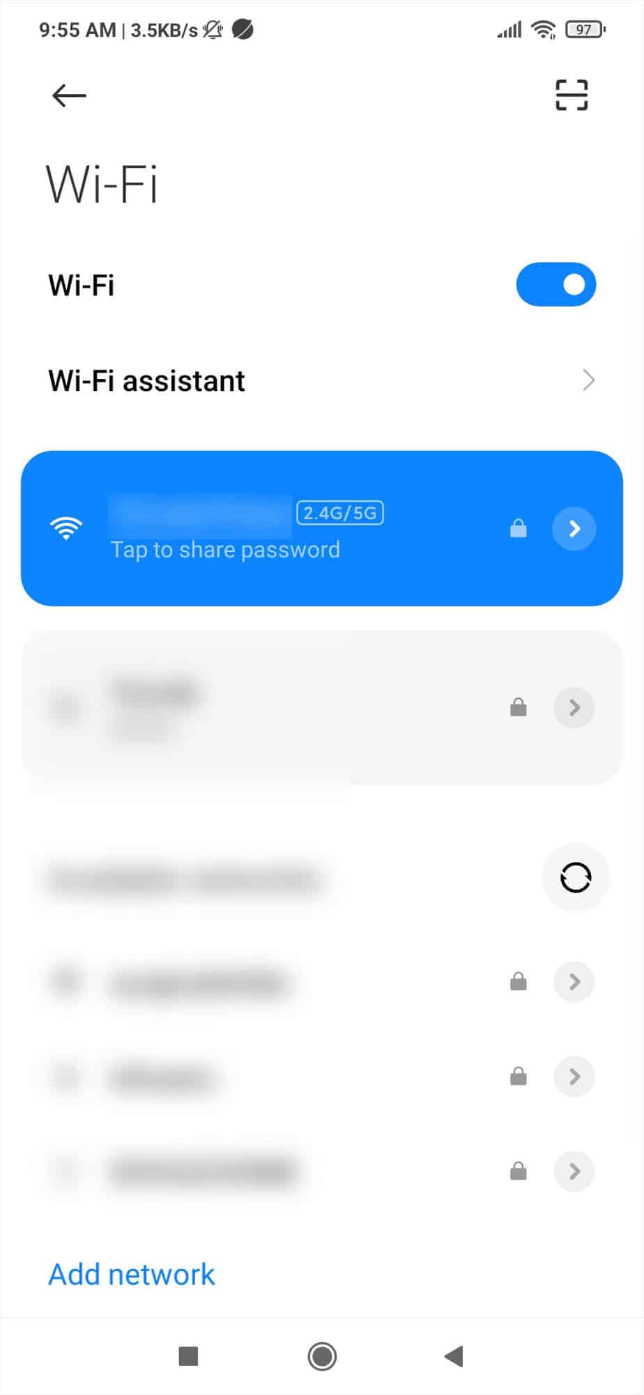 choose wifi