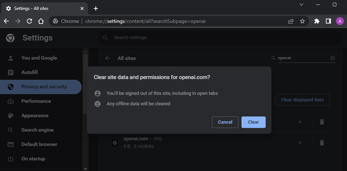 chrome-clear-site-data-and-permissions-clear