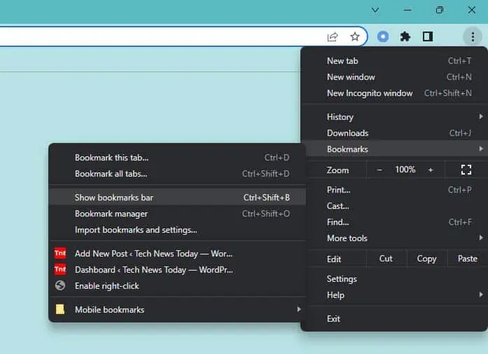 chrome-show-bookmarks-bar