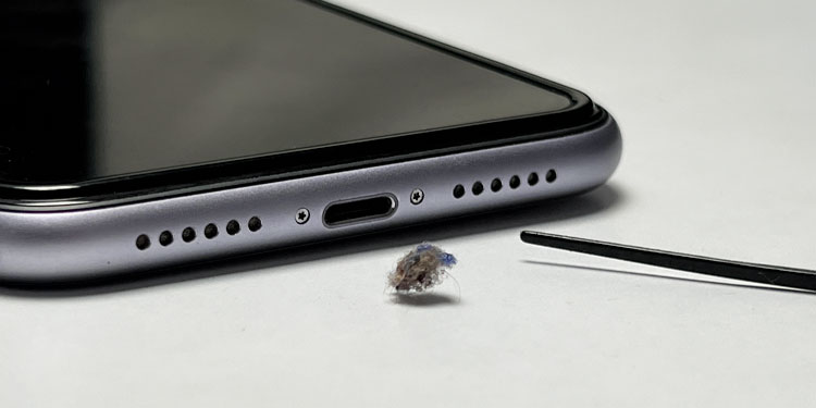 How to Fix a Loose Charging Port 1 clean dust build up from charging port