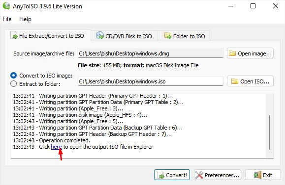 click here to open output iso file