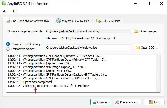 What is DMG File? How to Open It? 17 click-here-to-open-output-iso-file