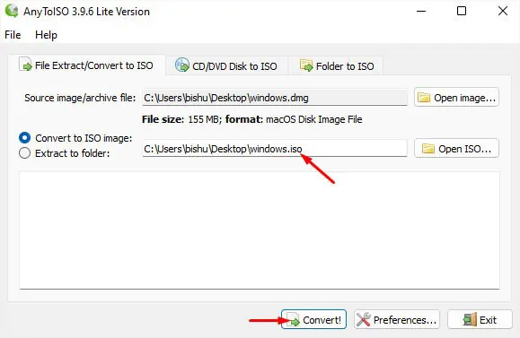 What is DMG File? How to Open It? 16 convert-selected-dmg-file