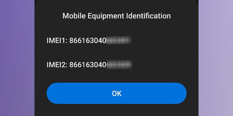 device imei number phone
