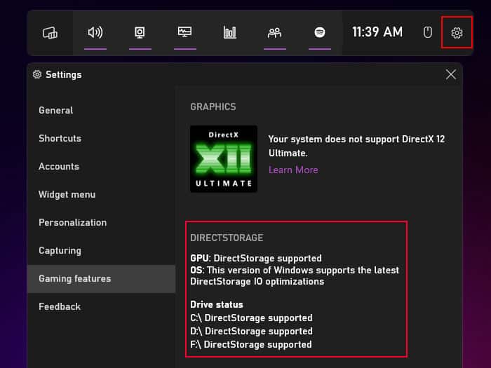 directstorage-support-xbox-game-bar-gaming-features