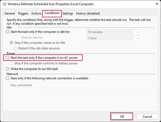 Fix: Antimalware Service Executable High Memory 19 disable-conditions-on-windows-defender