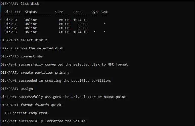 How to Partition a Hard Drive? Detailed Guide 18 diskpart-hard-drive-primary-partition