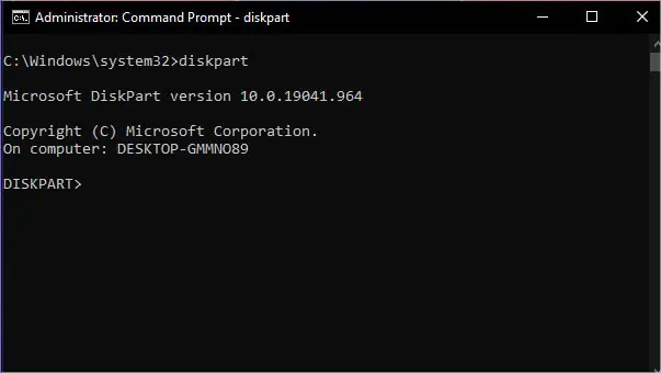 How to Format a Hard Drive on Windows 32 diskpart-in-command-prompt-1