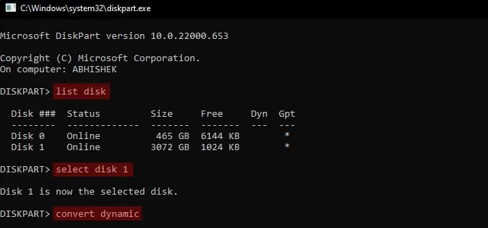 diskpart-list-disk-select-convert-dynamic