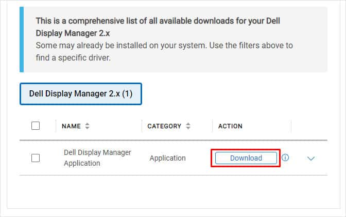 download dell display manager