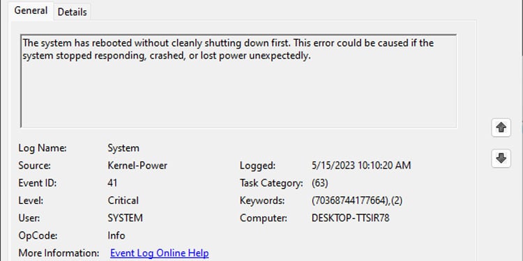 How to Check Event Logs on Windows 5 event properties detail check event logs