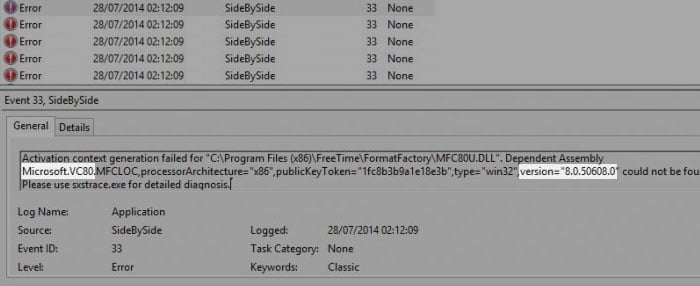 event-viewer-33-sidebyside-microsoft-dependent-assembly